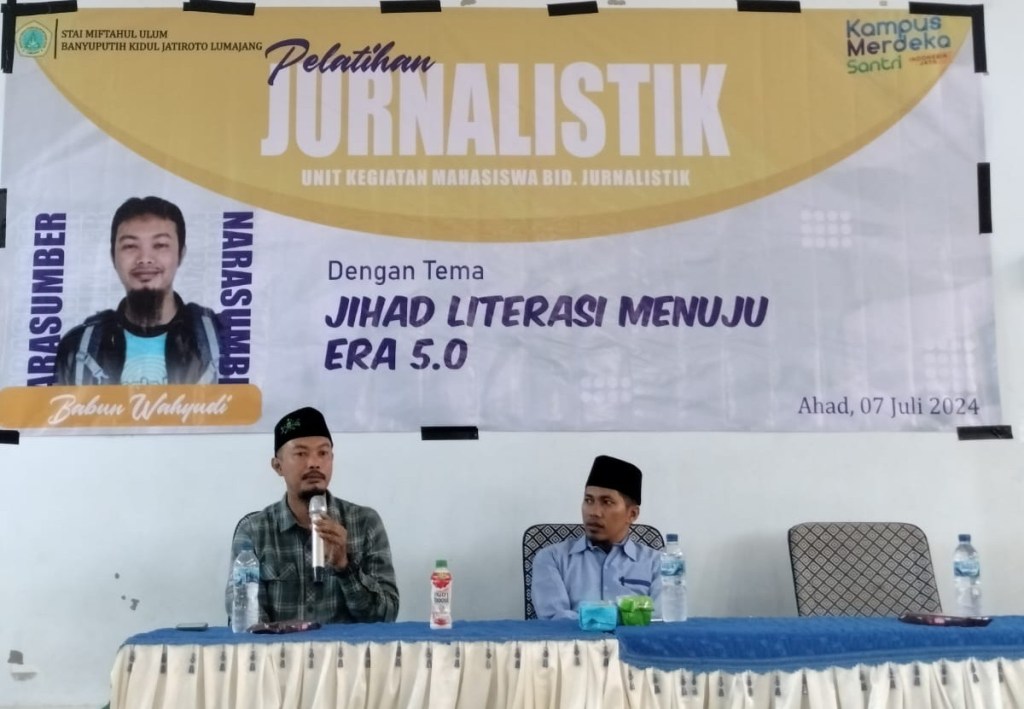 UKM-J STAI Miftahul Ulum Bakid Lumajang Gelar Pelatihan&nbsp;Jurnalistik