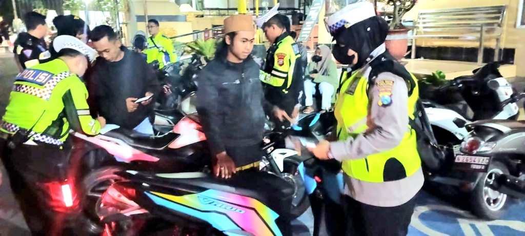 Operasi Patuh Semeru Satlantas Polres Lumajang Razia Balap&nbsp;Liar