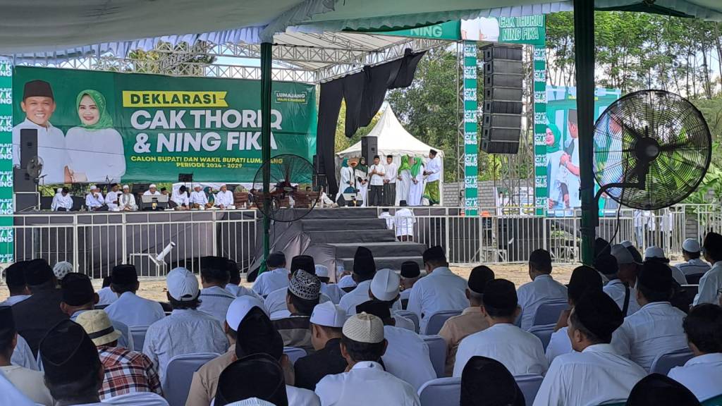 Deklarasi Cak Thoriq Ning Fika Menuju Lumajang Maju dan&nbsp;Makmur